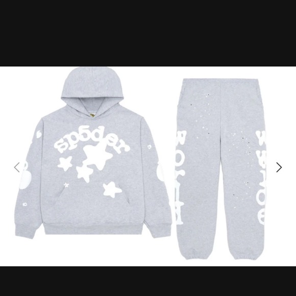 Sp5der Beluga Sweatsuit Grey - Picture 1 of 1